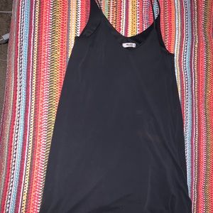 Black Slip Shift Dress